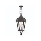 Livex Lighting 76193-14 Morgan 3-Lights 180W Textured Black Outdoor Pendant Light