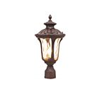 Livex Lighting Oxford 7655-58 1-Light 100W Imperial Bronze Outdoor Post Lantern