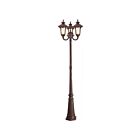 Livex Lighting Oxford 7666-58 3-Lights 300W Outdoor Head Post
