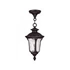 Livex Lighting 7849-07 Oxford 1-Light 100W Bronze Outdoor Pendant Light