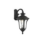 Livex Lighting Oxford 7851-14 1-Light 100W Textured Black Wall Lantern