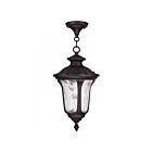 Livex Lighting 7854-07 Oxford 1-Light 100W Bronze Outdoor Pendant Light