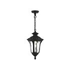 Livex Lighting 7854-14 Oxford 1-Light 100W Textured Black Outdoor Pendant Light