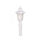Livex Lighting Oxford 7855-13 1-Light 100W Textured White Outdoor Post Top Lantern