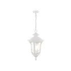 Livex Lighting 7858-13 Oxford 3-Lights 180W Textured White Outdoor Pendant Light