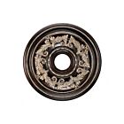Livex Lighting Versailles 8200-40 Hand Rubbed Bronze with Antique Silver Accents Ceiling Medallions