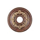 Livex Lighting Versailles 8205-63 Verona Bronze with Aged Gold Leaf Accents Ceiling Medallions