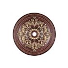 Livex Lighting Versailles 8228-63 Verona Bronze with Aged Gold Leaf Accents Ceiling Medallions
