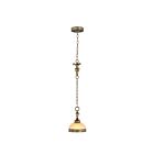Livex Lighting 8520-64 Seville 1-Light 60W Palacial Bronze with Gilded Accents Pendant