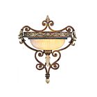 Livex Lighting Seville 8531-64 100W 1-Light Palacial Bronze with Gilded Accents Wall Sconce