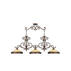 Livex Lighting 8546-64 Seville 3-Lights 300W Palacial Bronze with Gilded Accents Chandelier
