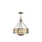 Livex Lighting 8675-64 Avalon 5-Lights 300W Hand Applied Palacial Bronze with Gilded Accents Chandelier