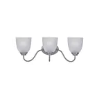 Maxim Lighting Stefan 10073FTSN 3-Lights 60W Satin Nickel Vanity Light