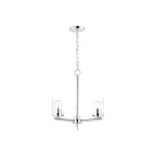 Maxim Lighting 10203CLSN Corona 3-Lights 180W Satin Nickel Incandescent Chandelier