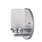 Maxim Lighting Corona 10211FTSN 1-Light 60W Satin Nickel Vanity Light