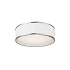 Maxim Lighting 10221WLSN Prime 3-Lights 6.5W Satin Nickel Flush Mount