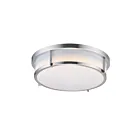 Maxim Lighting 10272WTSN Rogue 2-Lights 60W Satin Nickel Flush Mount