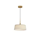 Maxim Lighting 10334OFNAB Paramount 1-Light 19.5W Natural Aged Brass Pendant