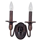 Maxim Lighting Towne 11032OI 2-Lights Oil Rubbed Bronze Wall Sconce