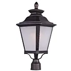 Maxim Lighting Knoxville 1121FSBZ 1-Light 60W Bronze Outdoor Post Lantern