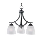 Maxim Lighting 11223FTOI Axis 3-Lights 180W Oil Rubbed Bronze Incandescent Chandelier