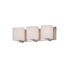 Maxim Lighting Wrap 11253SWSN 3-Lights 60W Satin Nickel Vanity Light