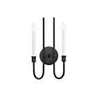 Maxim Lighting Tux 11282BK 2-Lights Black Wall Sconce