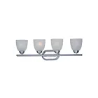 Maxim Lighting Axis 11314FTPC 4-Lights 60W Polished Chrome Vanity Light