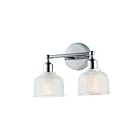 Maxim Lighting Hollow 11322CLPC 2-Lights 60W Polished Chrome Vanity Light
