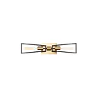 Maxim Lighting Wings 11652BKSBR 2-Lights Black/Satin Brass Wall Sconce