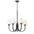 Maxim Lighting 11825SWBK Shelter 5-Lights 300W Black Incandescent Chandelier