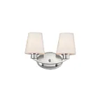 Maxim Lighting Shelter 11832SWSN 2-Lights 60W Satin Nickel Vanity Light