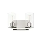 Maxim Lighting Sleek 11842CDSN 2-Lights 60W Satin Nickel Vanity Light