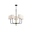 Maxim Lighting 11865OFNWD Bozeman 5-Lights 300W Natural Wood Incandescent Chandelier