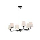 Maxim Lighting 12096SWAR Bristol 6-Lights 360W Anthracite Incandescent Chandelier