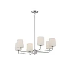 Maxim Lighting 12096SWSN Bristol 6-Lights 360W Satin Nickel Incandescent Chandelier