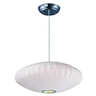 Maxim Lighting 12190WTPC Cocoon 1-Light 60W Polished Chrome Pendant
