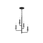 Maxim Lighting 12324TCAR Madeira 4-Lights 240W Anthracite Incandescent Chandelier