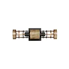 Maxim Lighting Homestead 12512DWBK 2-Lights Driftwood/Black Wall Sconce