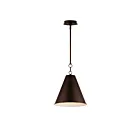 Maxim Lighting 15162CHB Veritas 1-Light 60W Chestnut Bronze Pendant
