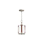 Maxim Lighting 16132FTWZBSD Sausalito 1-Light 60W Weathered Zinc/Brown Suede Pendant