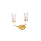 Maxim Lighting Camelot 16152CRNAB 2-Lights Natural Aged Brass Wall Sconce