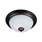 Maxim Lighting 1940MROI Essentials 1-Light 60W Oil Rubbed Bronze Flush Mount