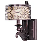 Maxim Lighting Mondrian 21152WHUB 1-Light Umber Bronze Wall Sconce