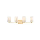 Maxim Lighting Dart 21284SWSBR 4-Lights 60W Satin Brass Vanity Light