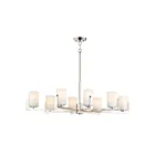 Maxim Lighting 21288SWSN Dart 8-Lights 480W Satin Nickel Incandescent Chandelier