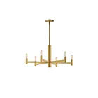 Maxim Lighting 21366NAB Emana 6-Lights 240W Natural Aged Brass Incandescent Chandelier