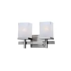 Maxim Lighting Tetra 2152LNSN 2-Lights 60W Satin Nickel Vanity Light