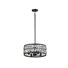 Maxim Lighting 21815BCBK Madeline 4-Lights 160W Black Pendant