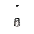 Maxim Lighting 21819BCBK Madeline 1-Light 60W Black Pendant
